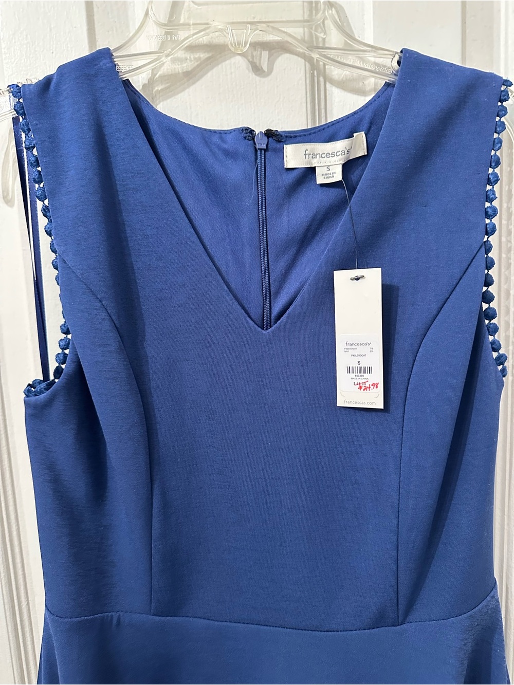 2 blue dress BUNDLE: Francesca  Blue Sleeveless and Thea Dra light blue dress